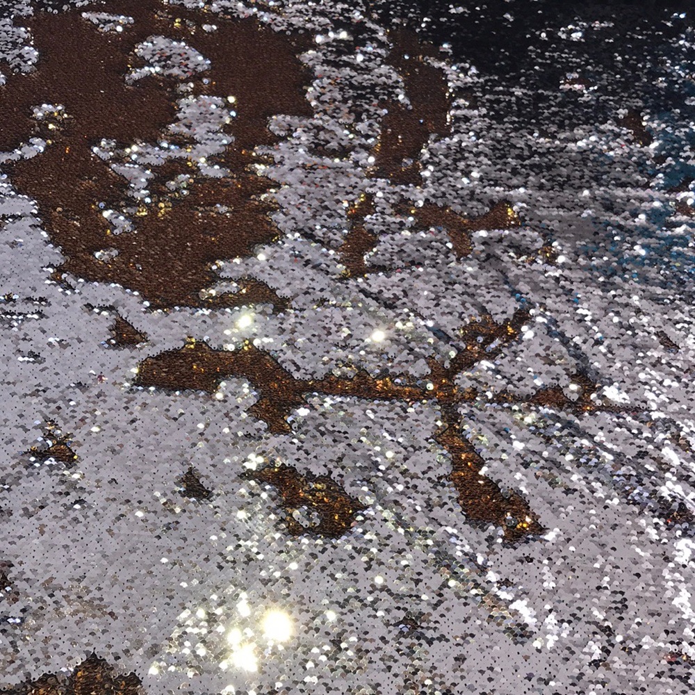 Burning man sequins blanket